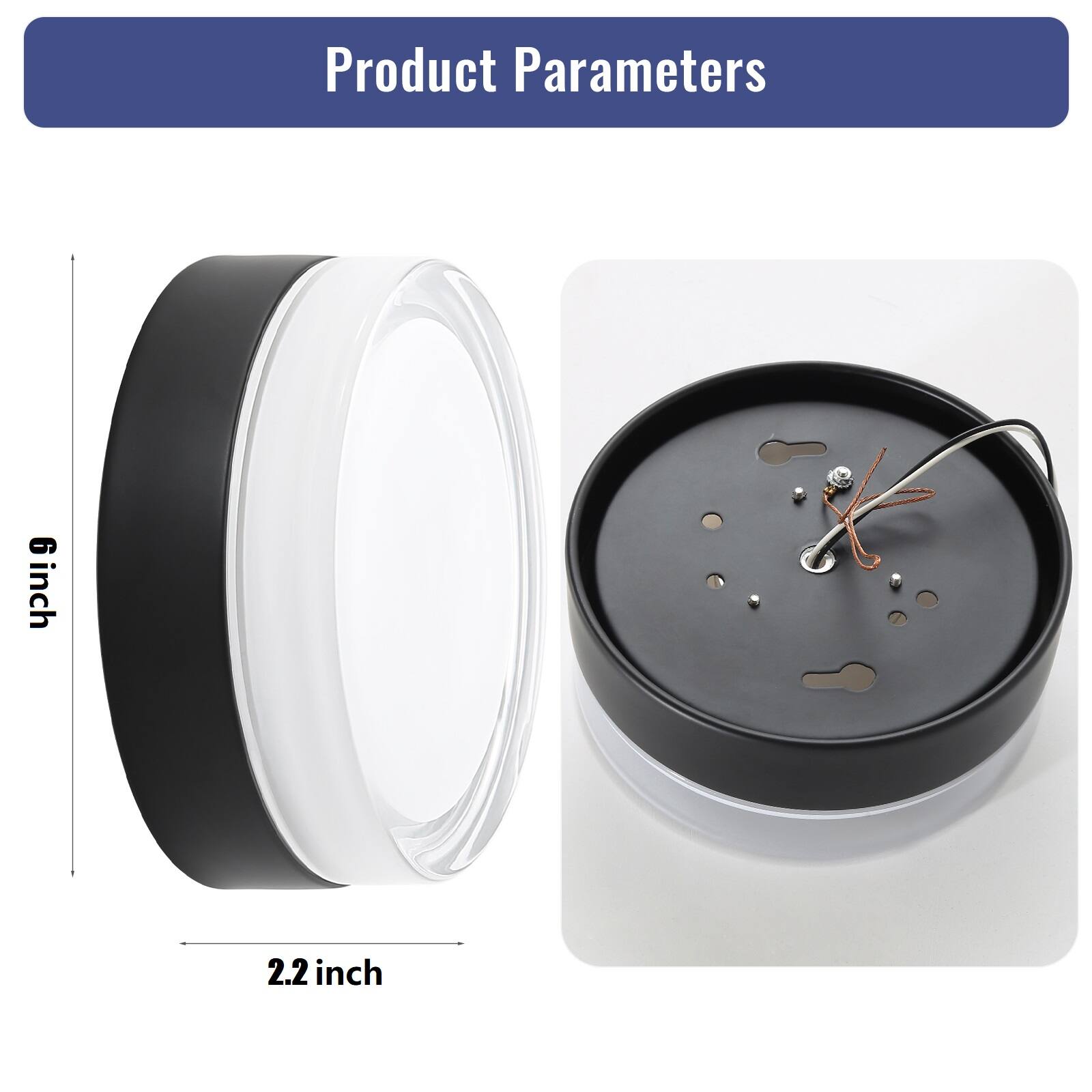 Product Parameters

6 inch

2.2 inch