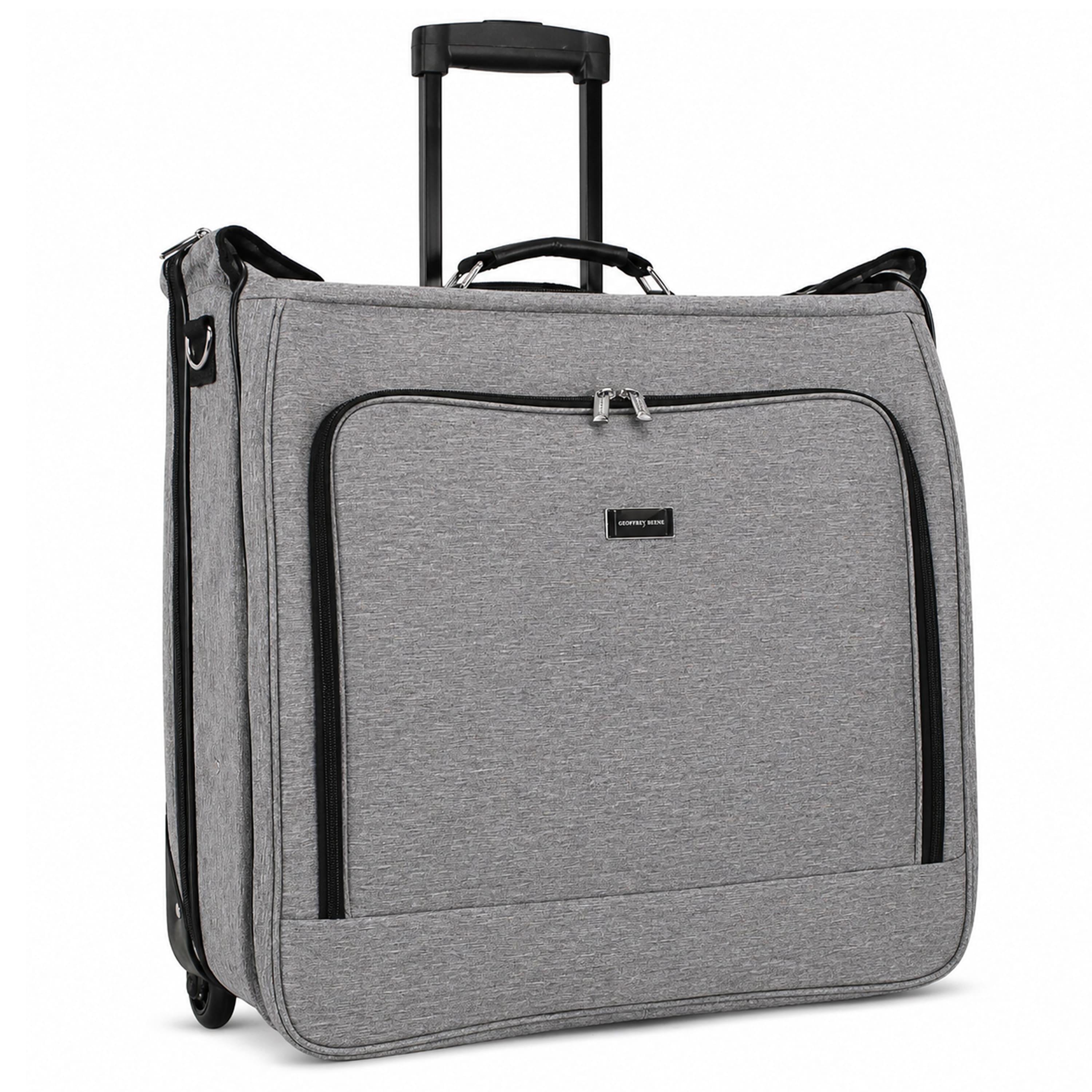 Geoffrey Beene - Suit & Dress Carrier, Wrinkle-Free Rolling Garment Bag With Inline Skate Wheels, 22” Folded - Gray price history on PriceWatchPro