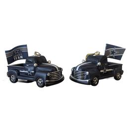 Evergreen Enterprises - Dallas Cowboys Hangable 3" Rally Truck Two-Piece Statue Set - Multicolor