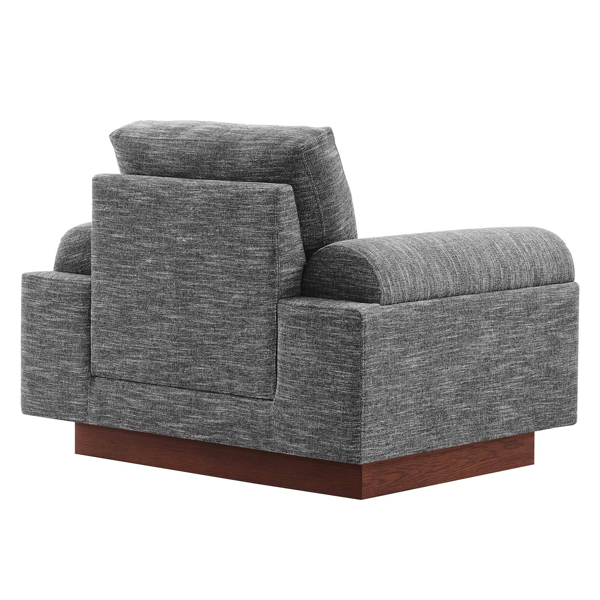 Alt View 1. Modway - Oasis Upholstered Fabric Armchair by Modway - Gray.