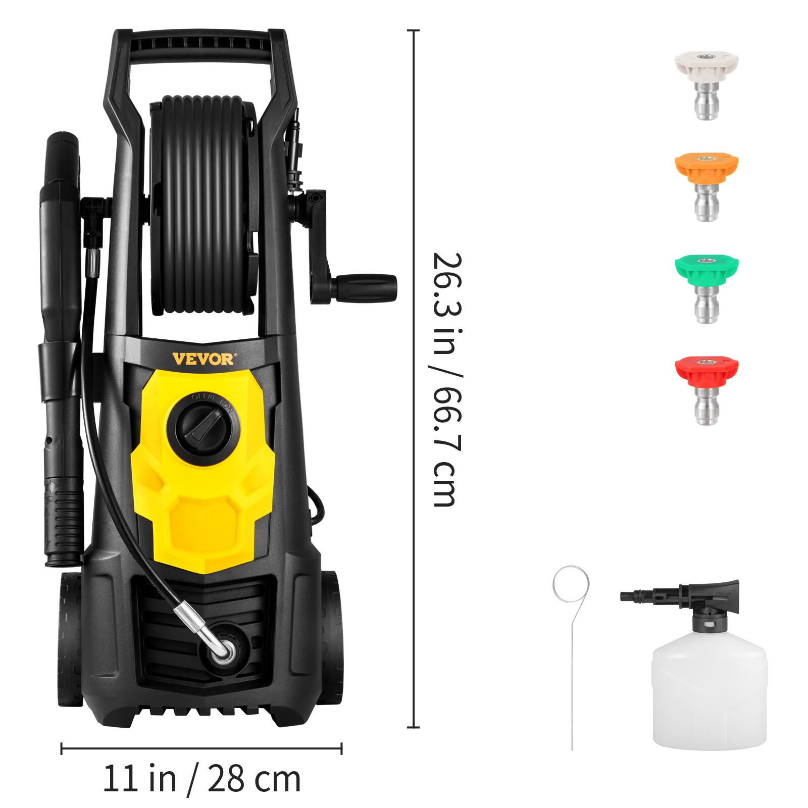 VEVOR OFFIO IGN

26.3 in / 66.7 cm

11 in / 28 cm