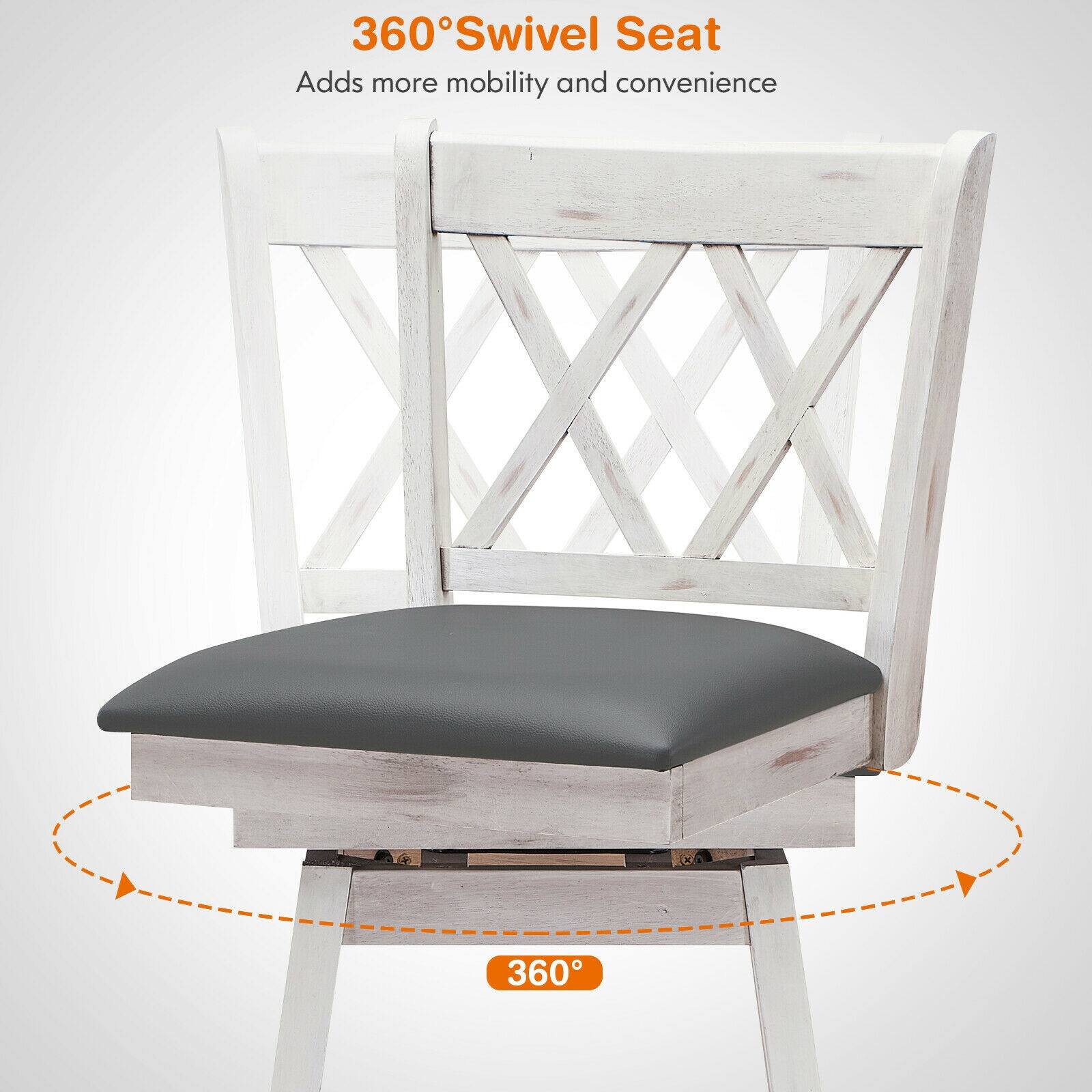 360° Swivel Seat, Adds more mobility and convenience, 360°