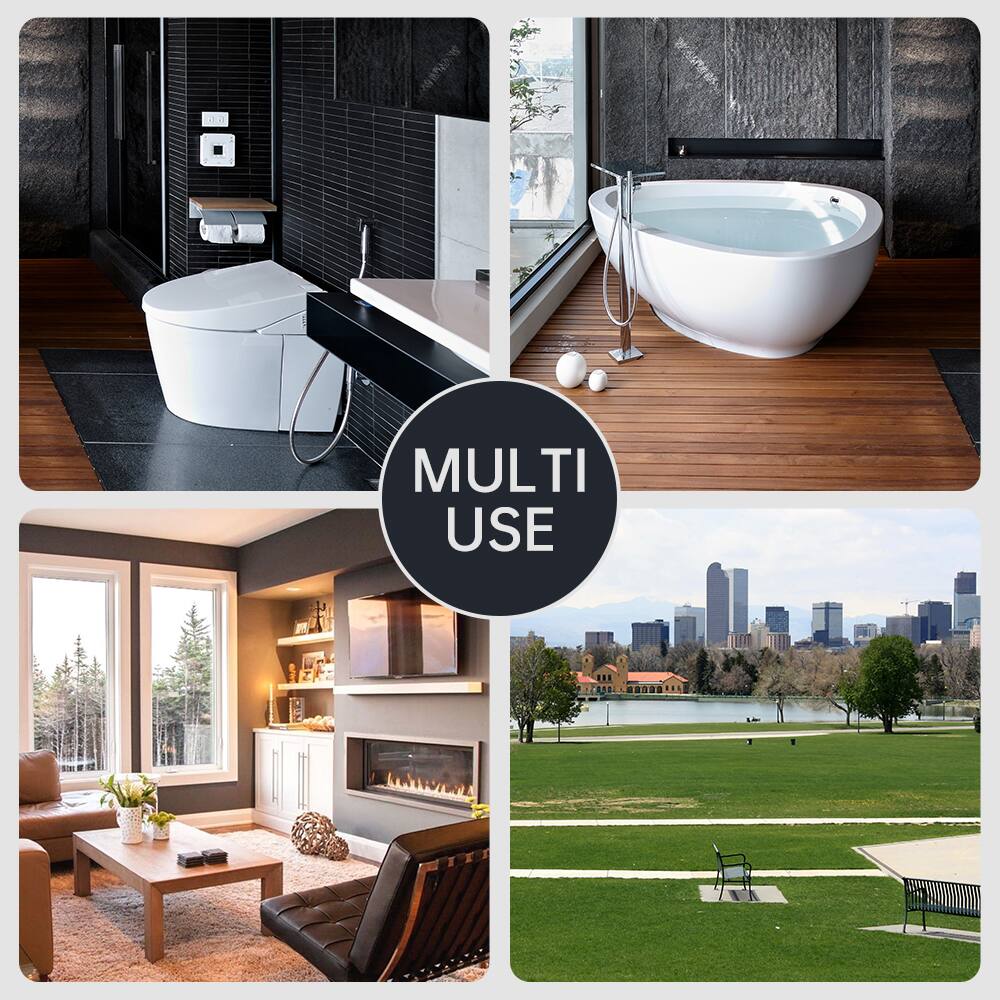 Alt View 2. Topteng - Aluminum Alloy Mobile Commode Chair - 3-in-1 Shower/Toilet/Wheelchair,Locking Wheel,300lb Capacity for Elderly Home Care - White.