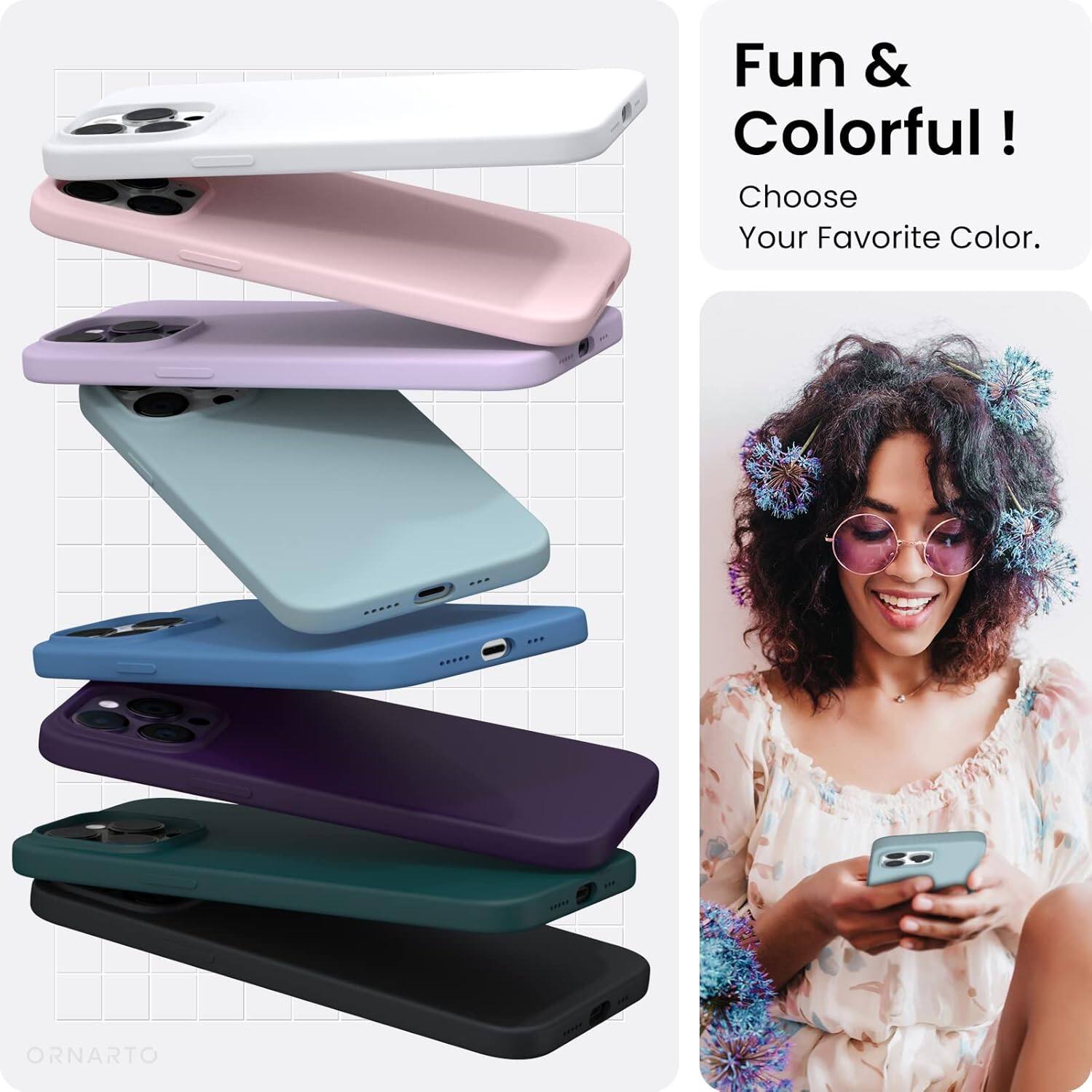 Fun & Colorful! Choose Your Favorite Color. ORNARTO