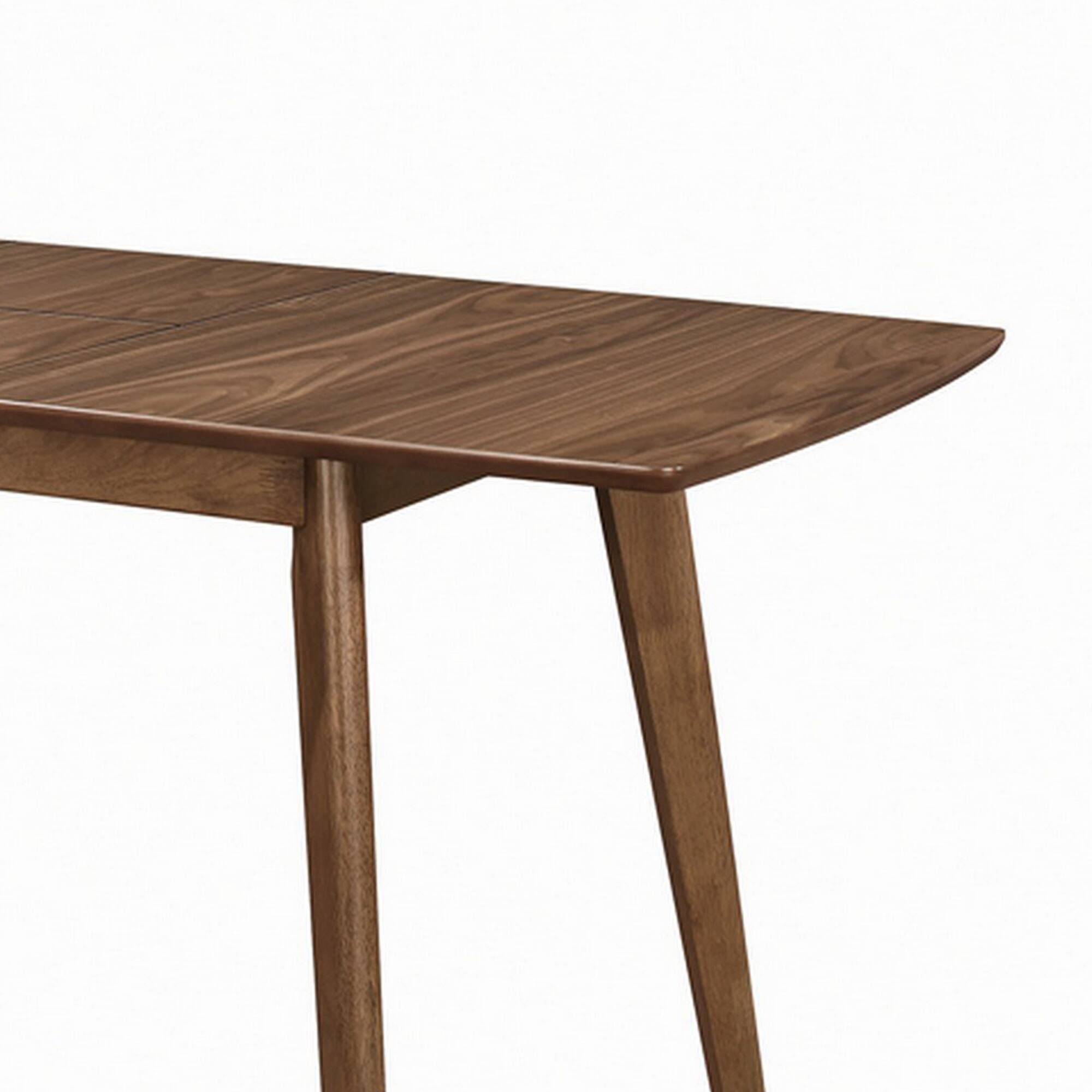 Back. Manhattan Lane - 30 Inch Mid Century Modern Wooden Dining Table - Brown.