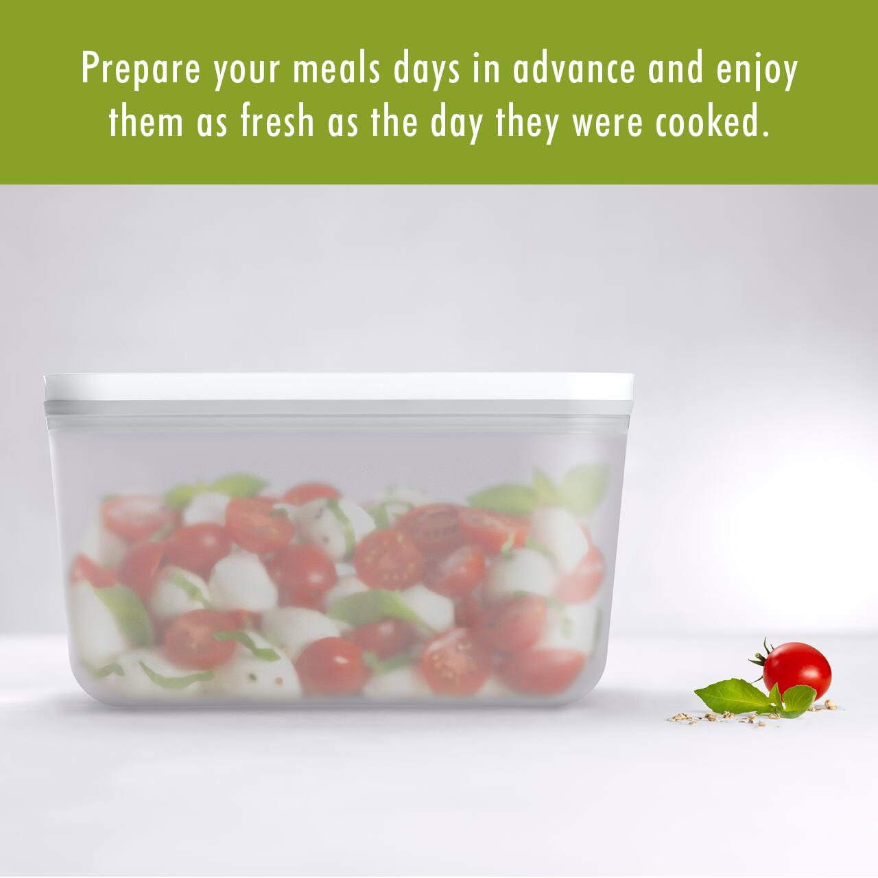 Prepare your meals days in advance and enjoy them as fresh as the day they were cooked.