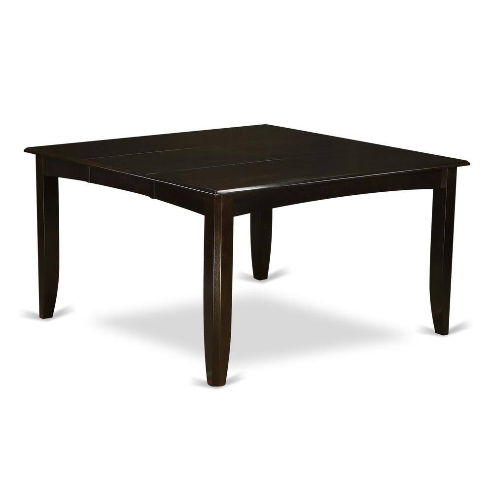 Left. East West Furniture - 7 Pc Formal Dining room set-Table and 6 Kitchen Chairs. - Cappuccino.