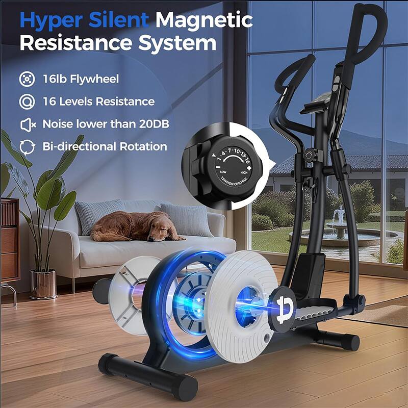Hyper Silent Magnetic Resistance System  
16lb Flywheel  
16 Levels Resistance  
Noise lower than 20DB  
Bi-directional Rotation  
1 NT-1017  
A A  
16 LOW HIGH TENSION CONTROL