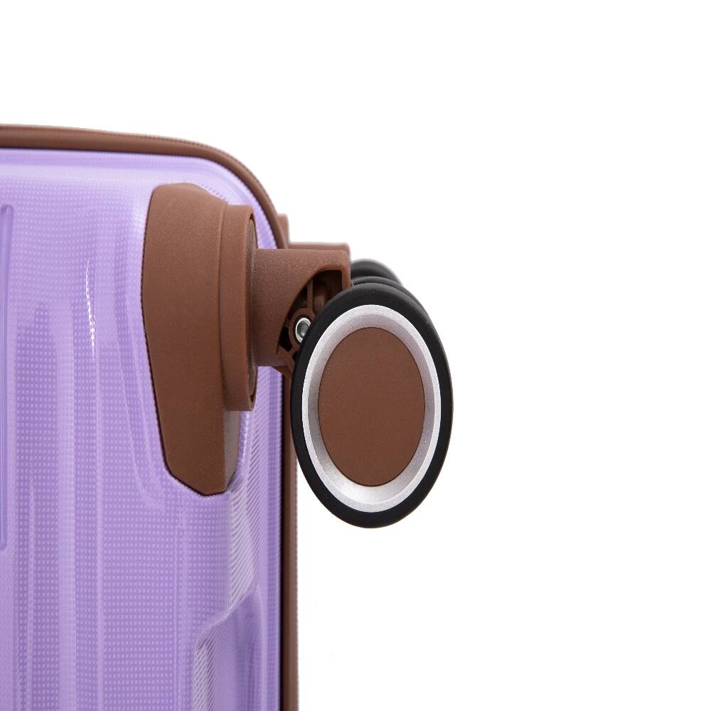 Alt View 8. Ropilly - Ropilly 5 piece hardshell luggage set Lavender with TSA Lock 20 24 28 Inch - Lavender.