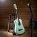 Alt View 3. Ashthorpe - Beginner Acoustic Guitar Package - Starter Kit - Mint Green.