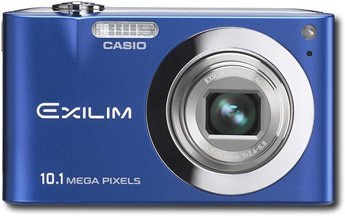 Accor Ongunstig getuigenis Best Buy: Casio EXILIM 10.1-Megapixel Digital Camera Blue EX-Z100BE