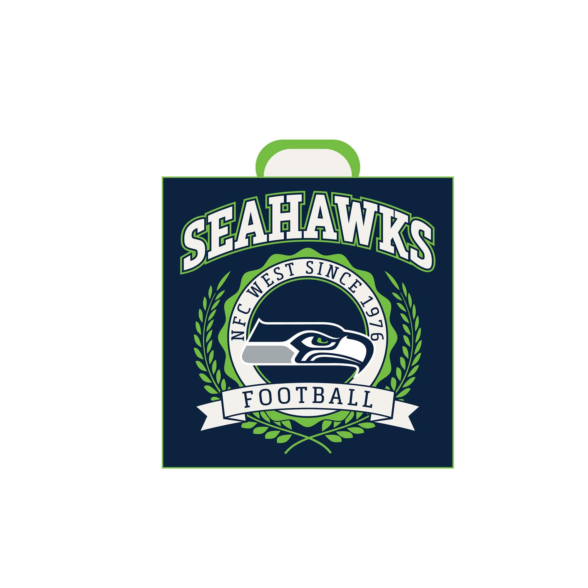"Pegasus - Seattle Seahawks 14"" Crest Logo Stadium Cushion - Multicolor" price history on PriceWatchPro