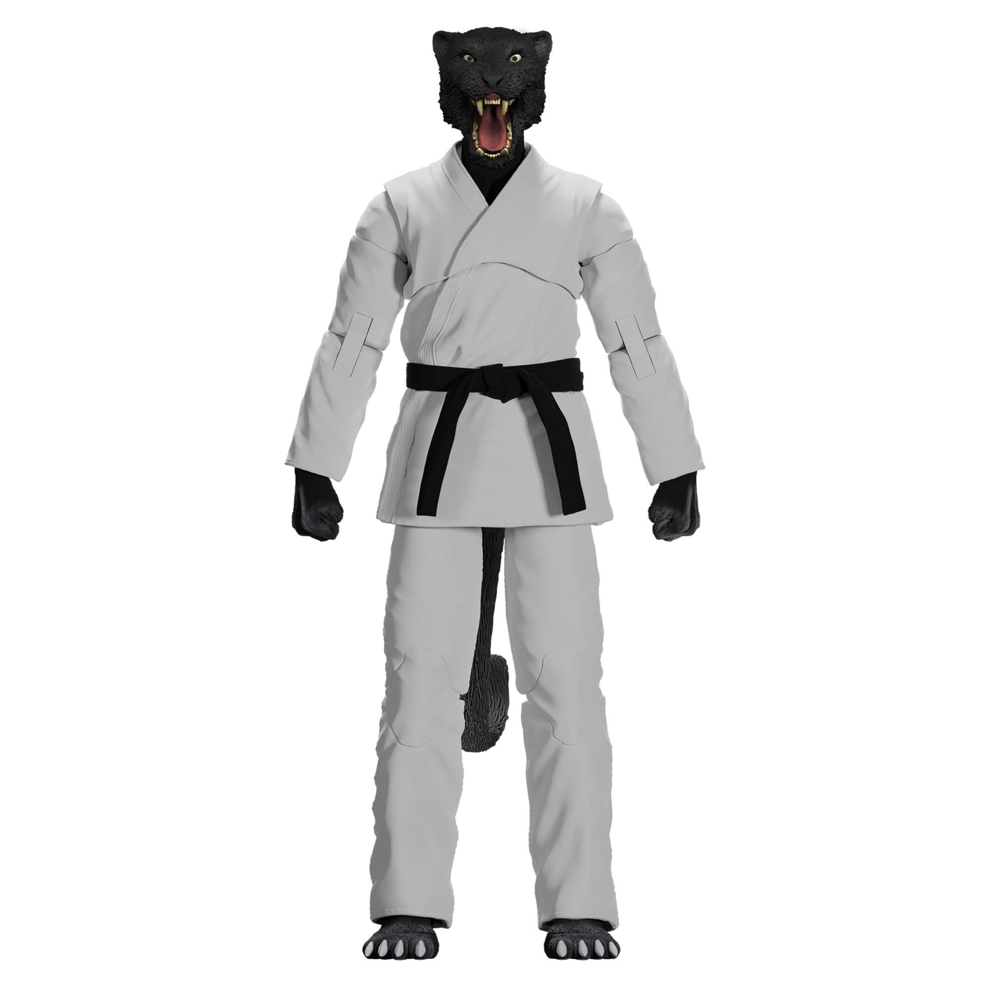 Alt View 10. Icon Heroes - Zoo Jitsu Fighters 6 Inch Action Figure | Paulo the Panther with White Gi - White.