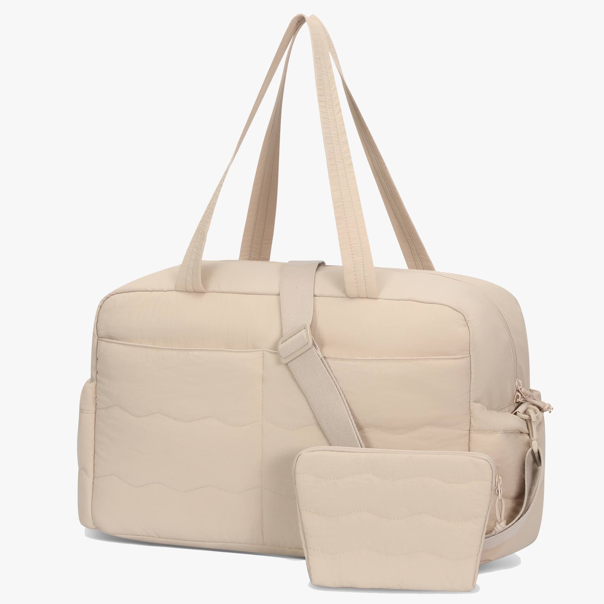 Front. Hynes Eagle - Everyday Weekender Travel Duffel - Khaki.
