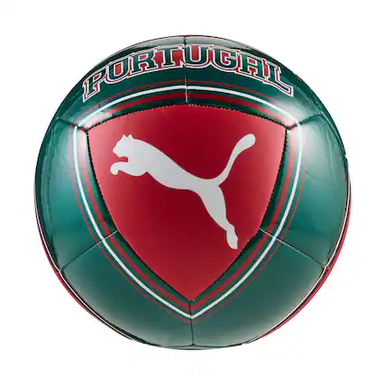 Front. PUMA - Portugal National Team Culture Soccer Ball - Red.