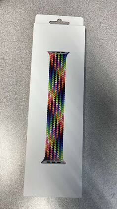 Apple - Watch Band BRAIDED SOLO LOOP 41MM WATCH BAND PRIDEEDITION MX3P3AM/A SZ 4 - Multicolor