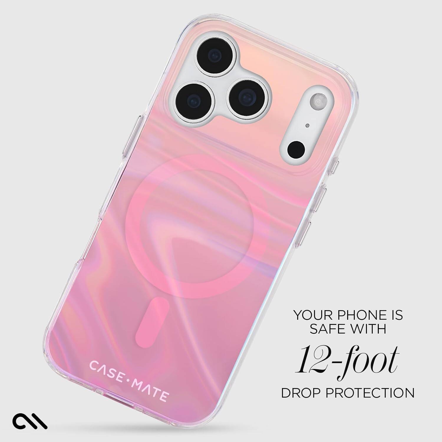 IP CASEMATE CASE MATE YOUR PHONE IS SAFE WITH 12-foot DROP PROTECTION