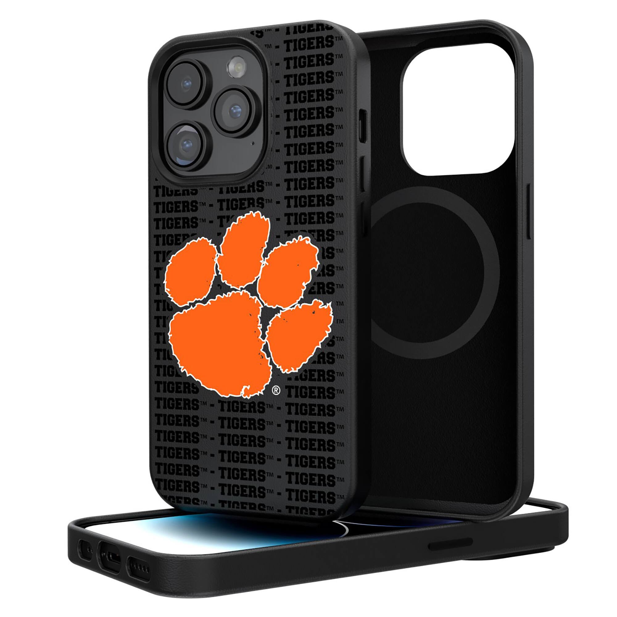 Keyscaper - NCAA - Clemson Tigers Primary Logo iPhone Magnetic Bump Case - 15 Pro Max - Black price history on PriceWatchPro