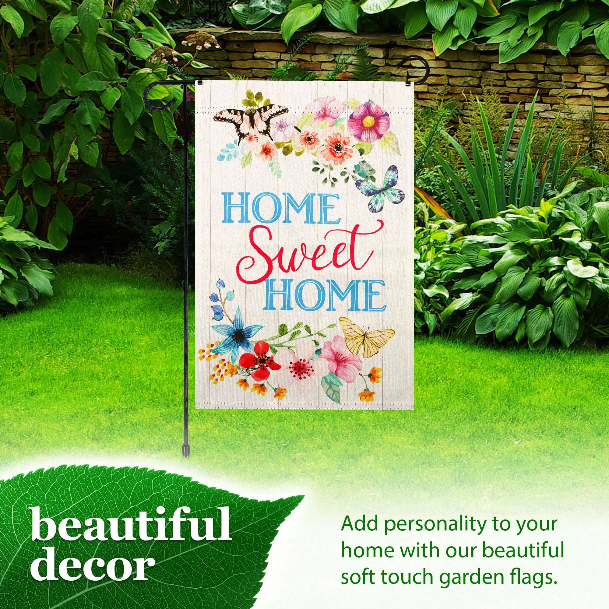 HOME Sweet HOME beautiful decor

Add personality to your home with our beautiful soft touch garden flags.