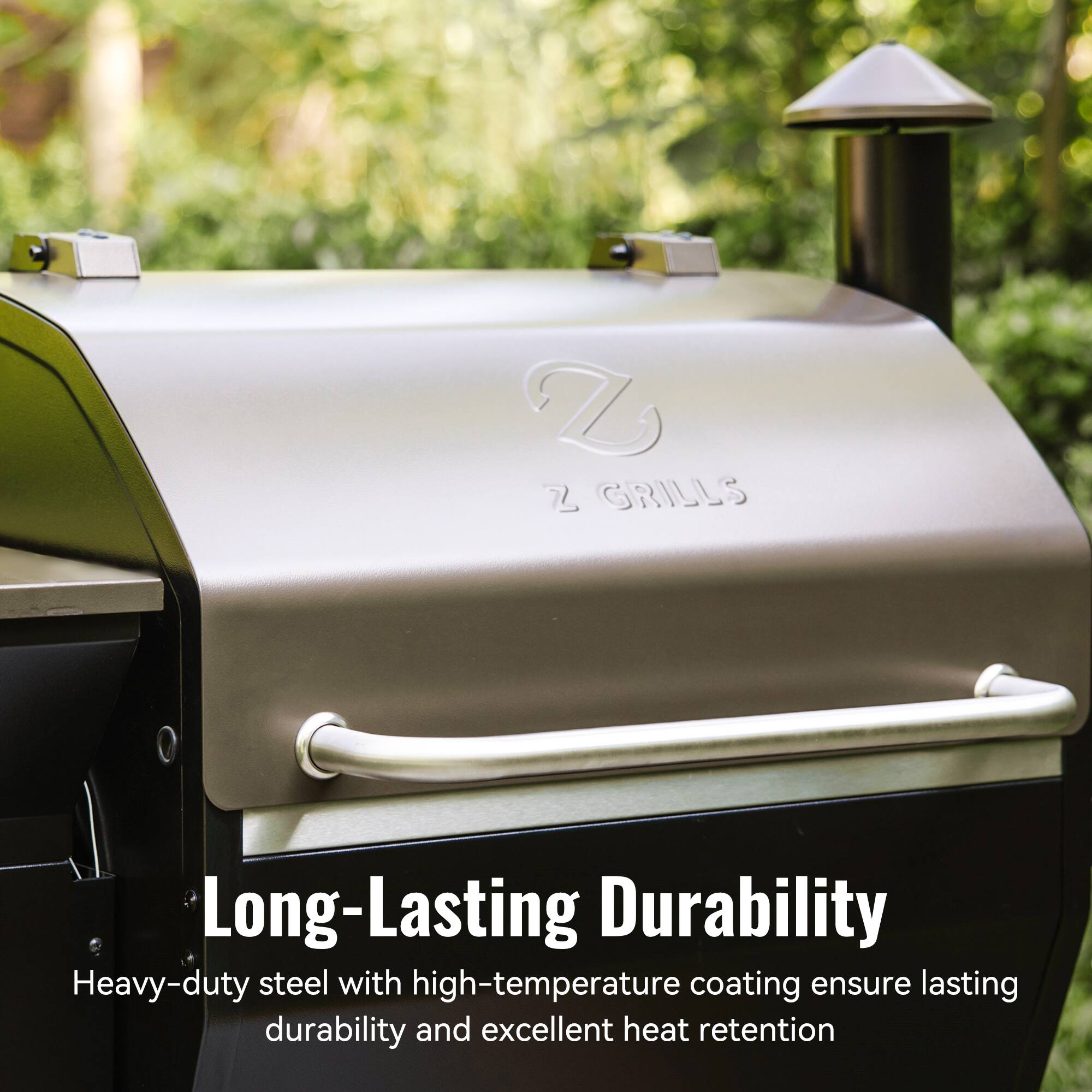 Long-Lasting Durability

Heavy-duty steel with high-temperature coating ensures lasting durability and excellent heat retention