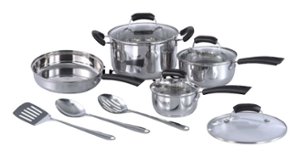 SPT - 11-Piece Cookware Set - Stainless-Steel - Angle_Zoom