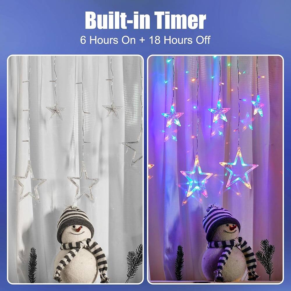 Built-in Timer  
6 Hours On + 18 Hours Off