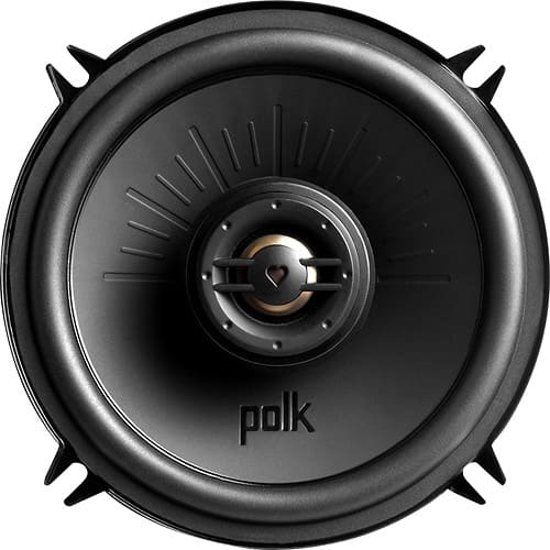 Front Standard. Polk Audio - 5-1/4" Coaxial Speakers with Bilaminate-Composite Cones (Pair).