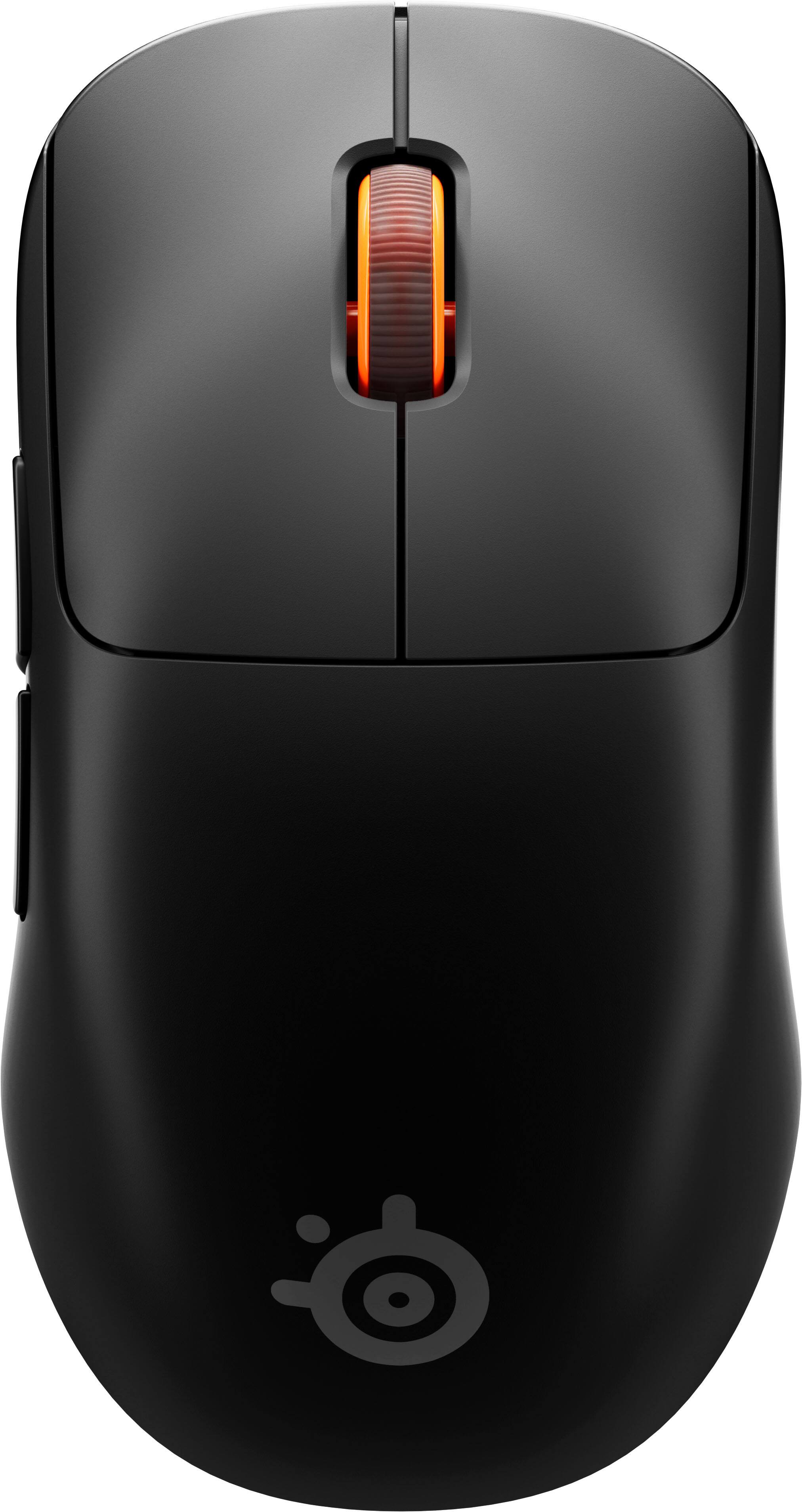 Alt View 10. SteelSeries - Sensei Pro Wireless Optical Symmetrical Gaming Mouse with 8K Polling – Ultra-Wideband/RF for PC - Black.