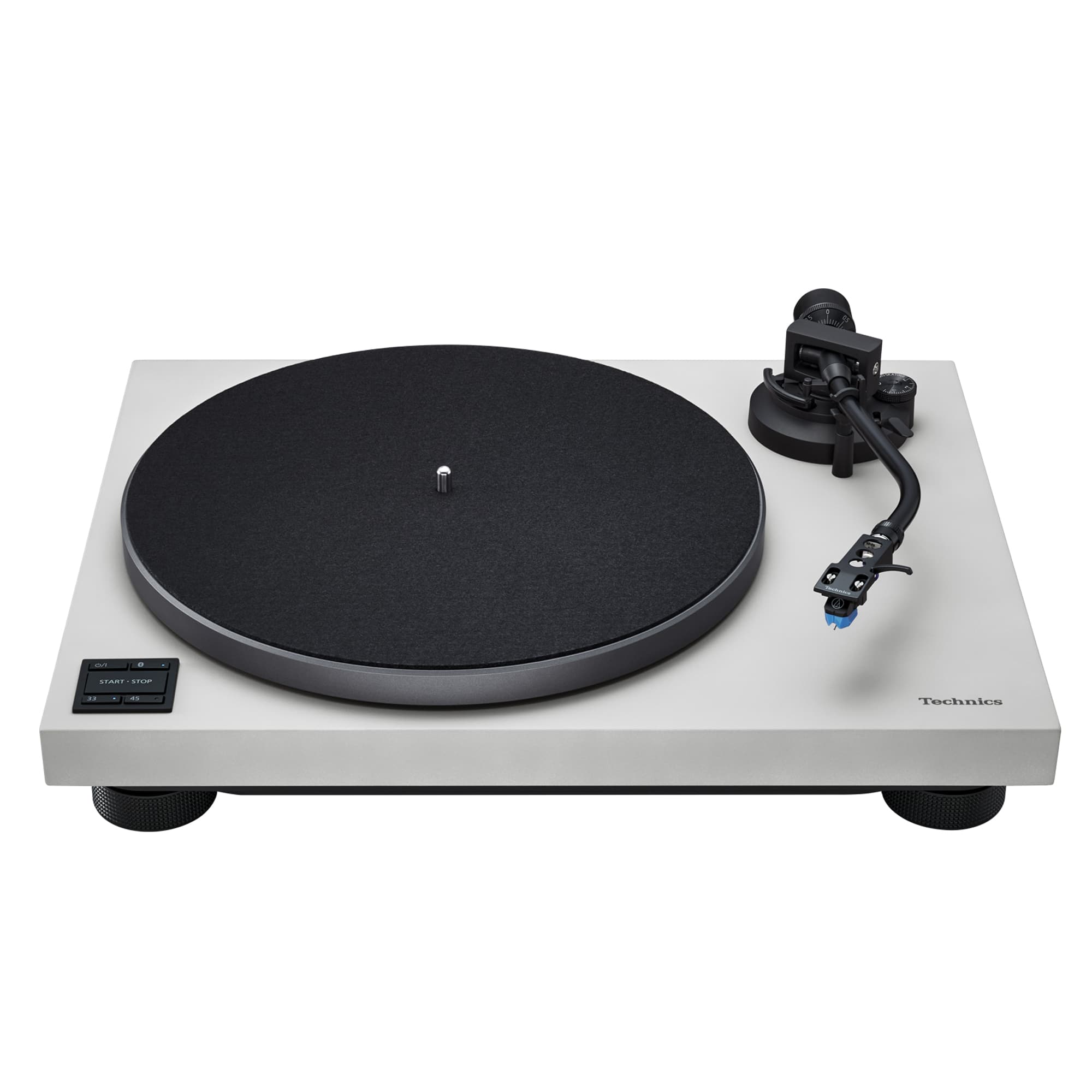 Technics - HiFi Bluetooth Turntable with Coreless Direct Drive Motor, Audiophile-Grade Cartridge and Precision Tonearm - Light Gray - Front_Zoom