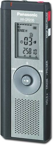 Front Standard. Panasonic - IC Digital Voice Recorder.
