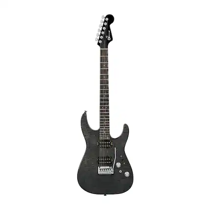 Front. Charvel - Charvel Pro-Mod Plus DK24 HH 2PT EB QM 6-String Electric Guitar (Midnight Ocean).