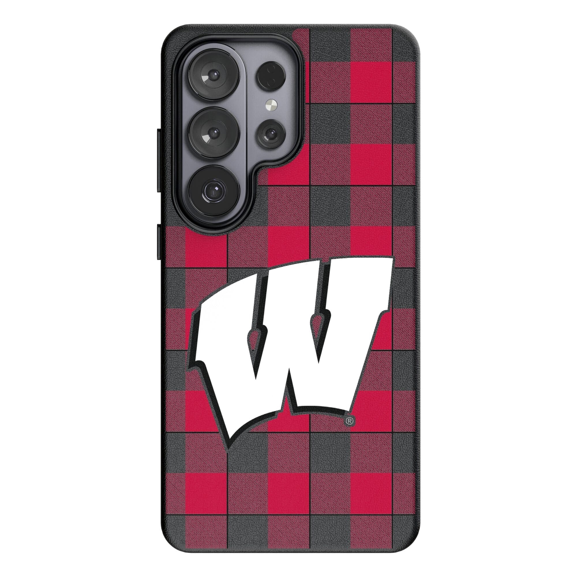 Keyscaper - NCAA - Wisconsin Badgers Plaid Galaxy Magnetic Bump Case - S26 - Black price history on PriceWatchPro