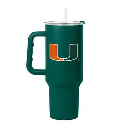 Logo Brands - Miami Hurricanes 40oz. Powder Coat Tumbler - Multicolor