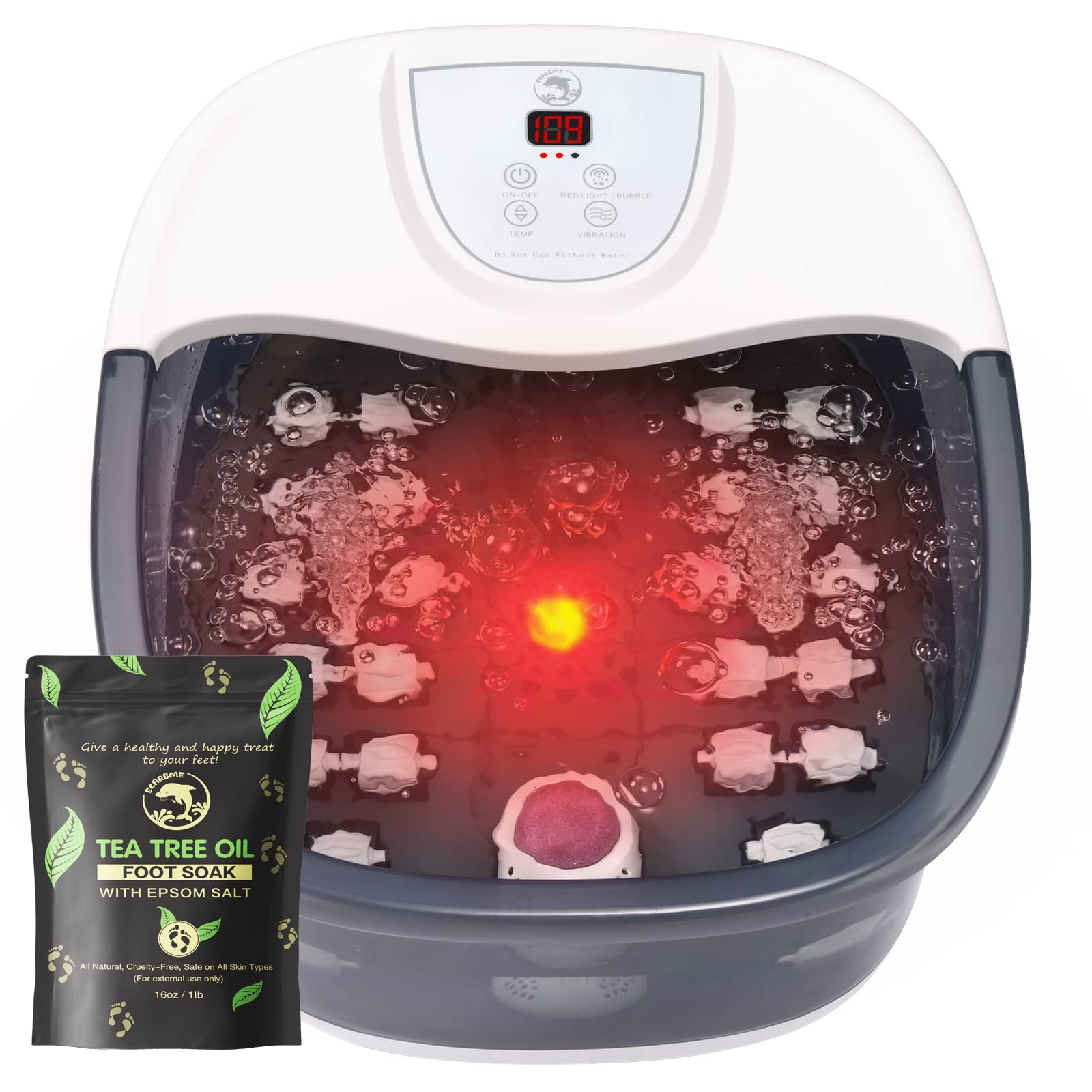 109 CNCOE - TEMP VARIATION - RACE

Give a healthy and happy treat to your feet!

TEA TREE OIL FOOT SOAK WITH EPSOM SALT

Natural Cruelty-Free, Safe on Skin Types

16oz / 1lb