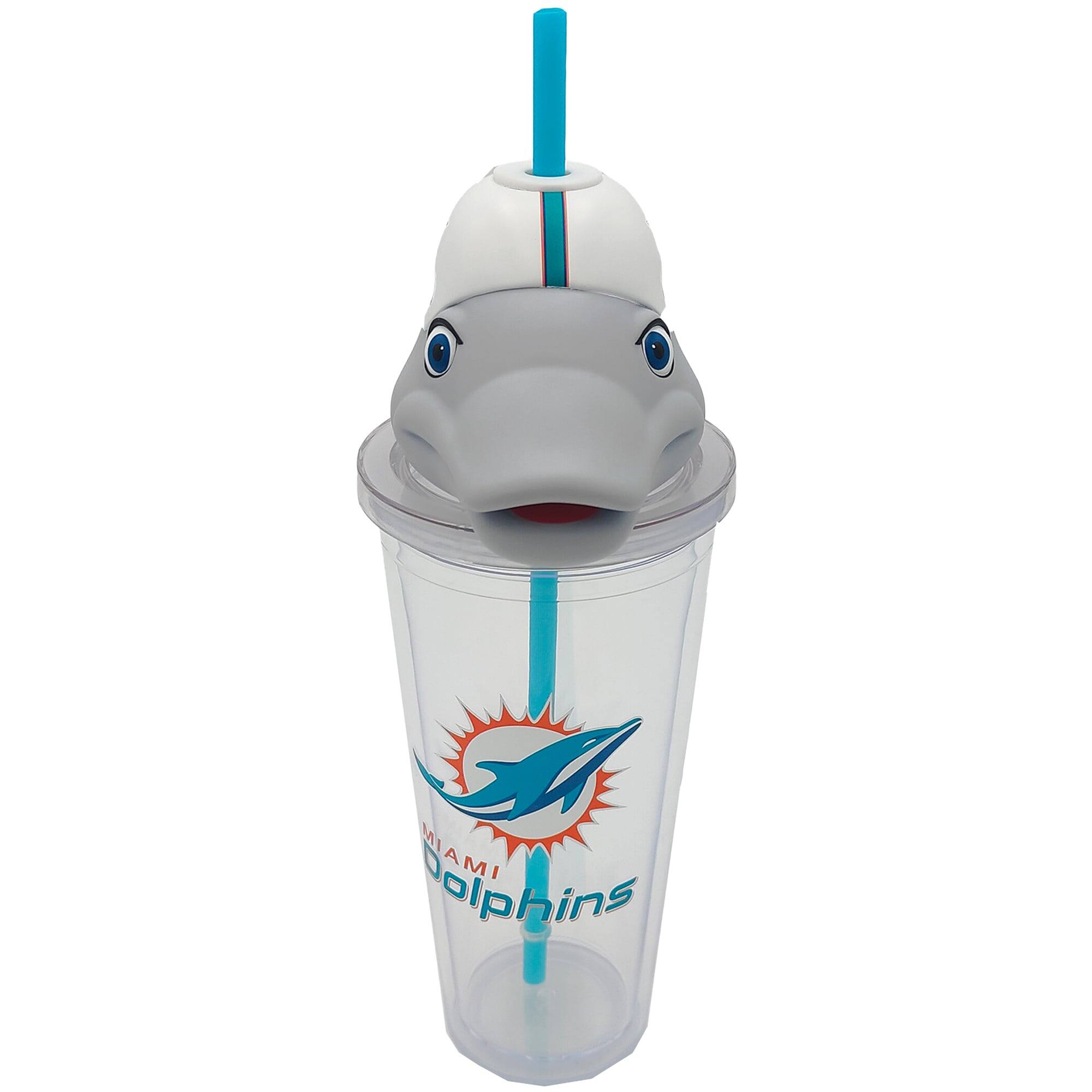 Pegasus - Miami Dolphins Mascot Lid 24oz. Sipper Cup - Multicolor