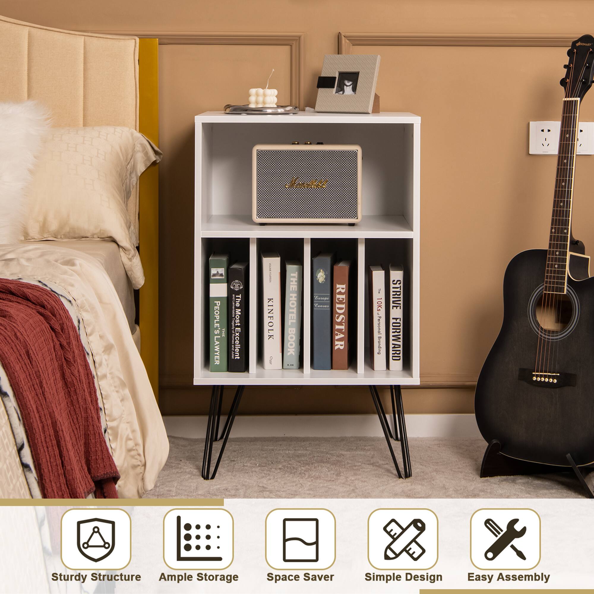 - Su PEOPLE'S LAWYER
- THE HOTEL BOOK
- KINFOLK
- REDSTAR
- STRIVE FORWARD
- Pessseal
- Sturdy Structure
- Ample Storage
- Space Saver
- Simple Design
- Easy Assembly