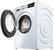 Left. Bosch - 2.2 Cu. Ft. 15-Cycle High-Efficiency Compact Front-Loading Washer.
