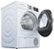 Angle Zoom. Bosch - 800 Series 4.0 Cu. Ft. 15-Cycle High-Efficiency Compact Electric Dryer - White/Chrome.