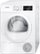Front Zoom. Bosch - 300 Series 4.0 Cu. Ft. 15-Cycle Compact Electric Dryer - White.