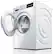 Left. Bosch - 300 series 2.2 Cu. Ft. 15-Cycle High-Efficiency Compact Front-Loading Washer - White.
