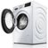 Left Zoom. Bosch - 500 series 2.2 Cu. Ft. 15-Cycle High-Efficiency Compact Front-Loading Washer - White/silver.