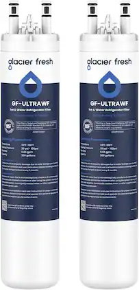 GLACIER FRESH - ULTRAWF Frigidaire Refrigerator Water Filter, 2 Pack