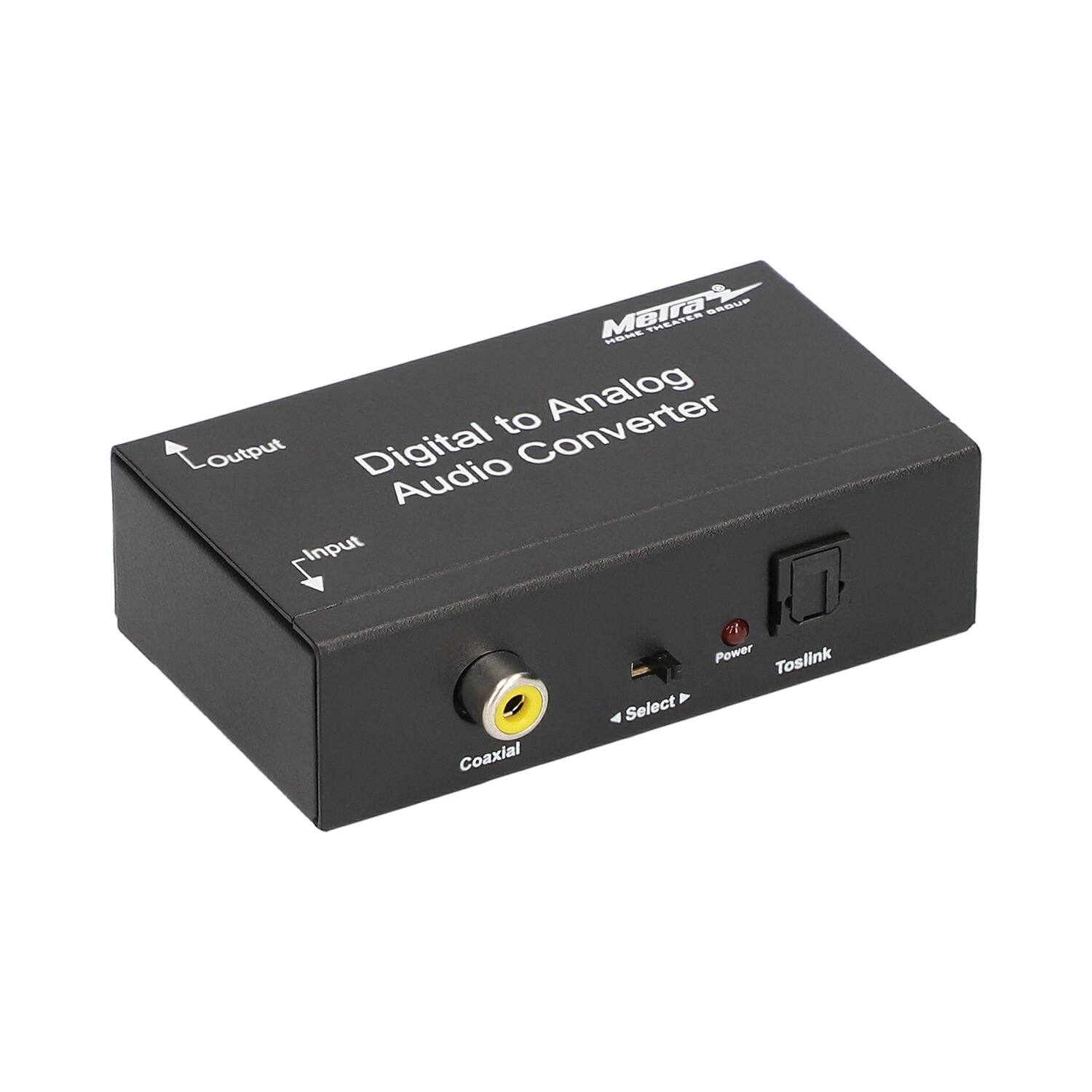 Ethereal - Cs-dac2 Digital Toslink/optical Spdif To Rca Audio Converter, Cs-dac2 - Black