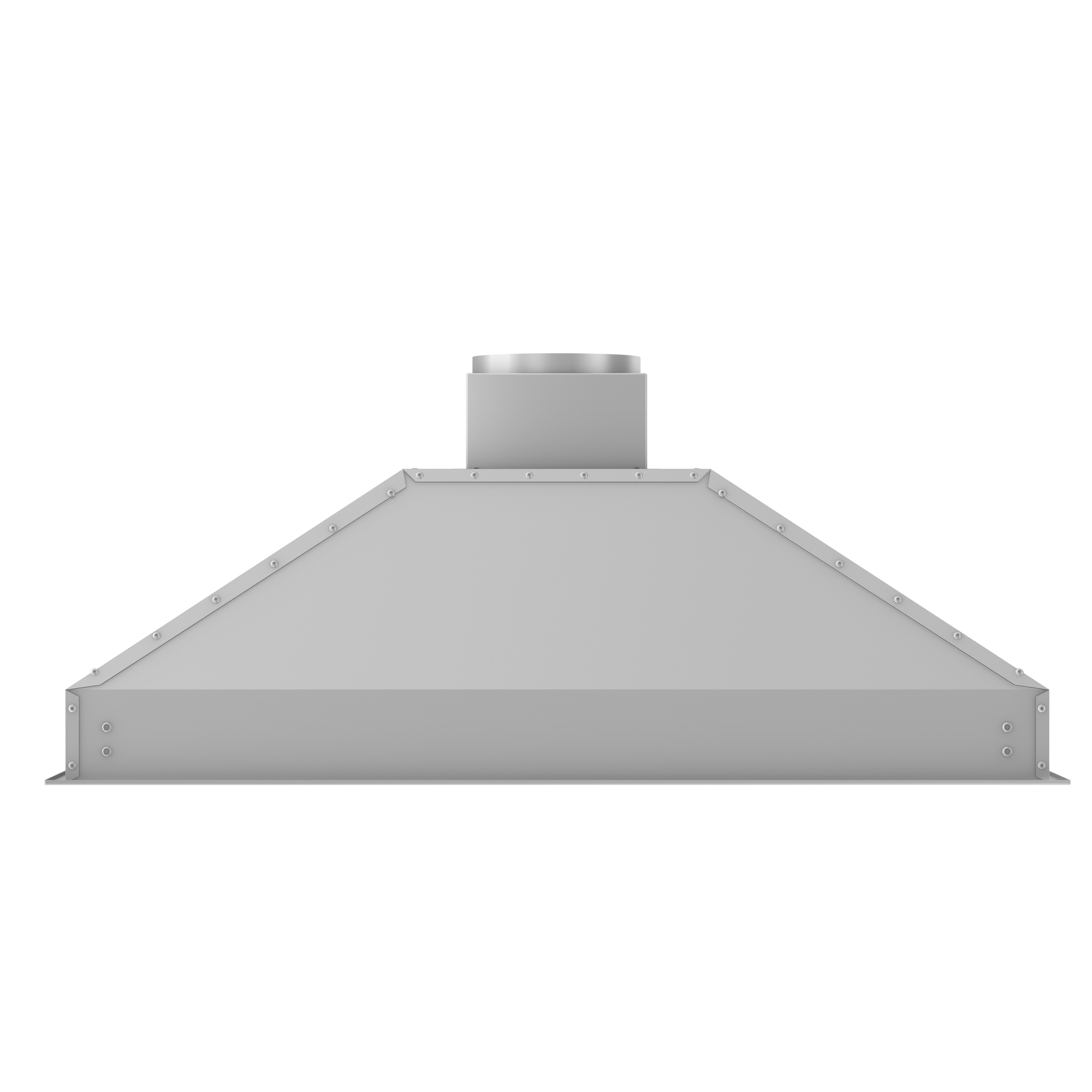 Front. ZLINE - 46 in. Ducted Wall Mount Range Hood Insert in Stainless Steel (698-46) - Brushed Stainless Steel.