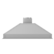 Front. ZLINE - 46 in. Ducted Wall Mount Range Hood Insert in Stainless Steel (698-46) - Brushed Stainless Steel.