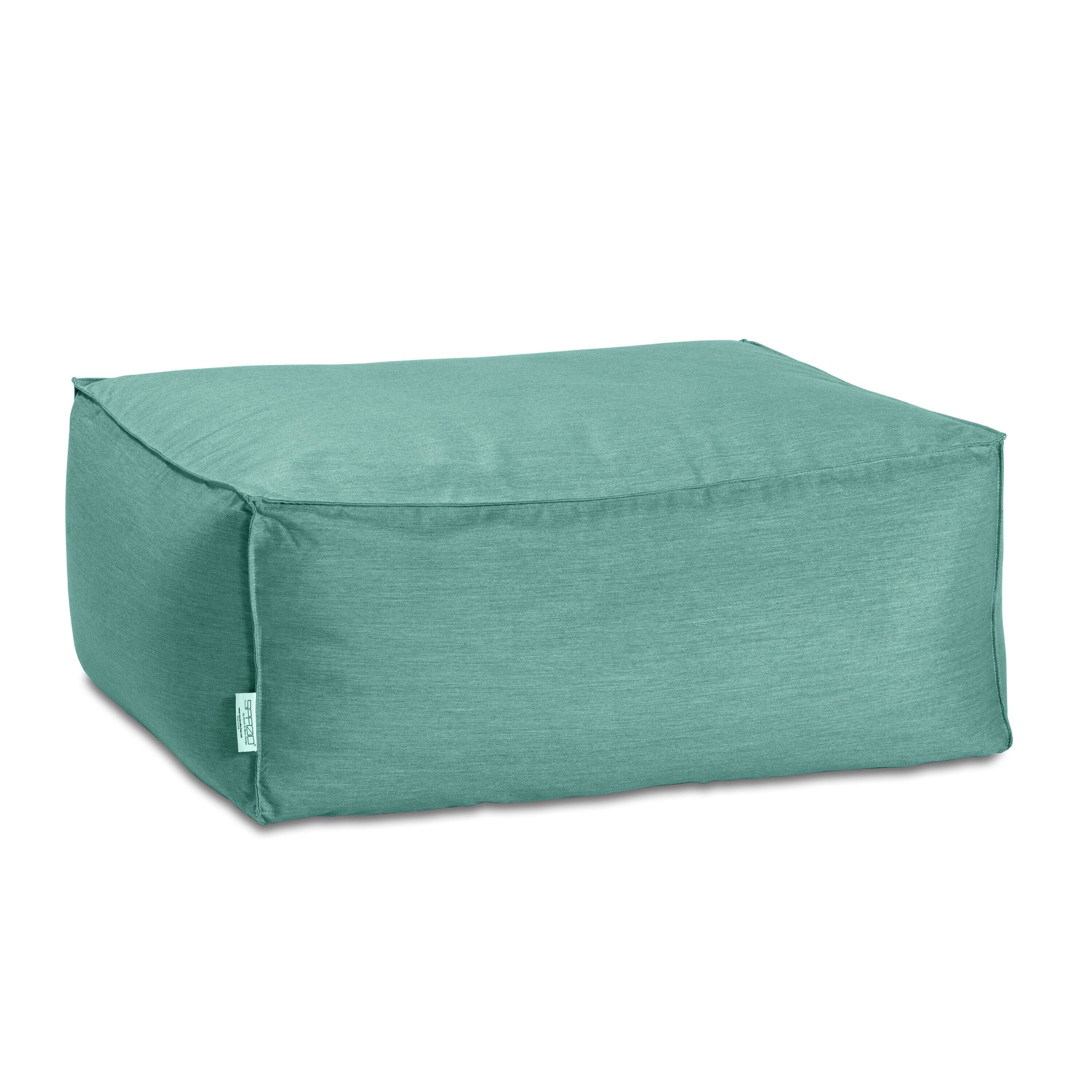 Back. Jaxx - Baya Outdoor Ottoman - Sunbrella, Breeze - Breeze.