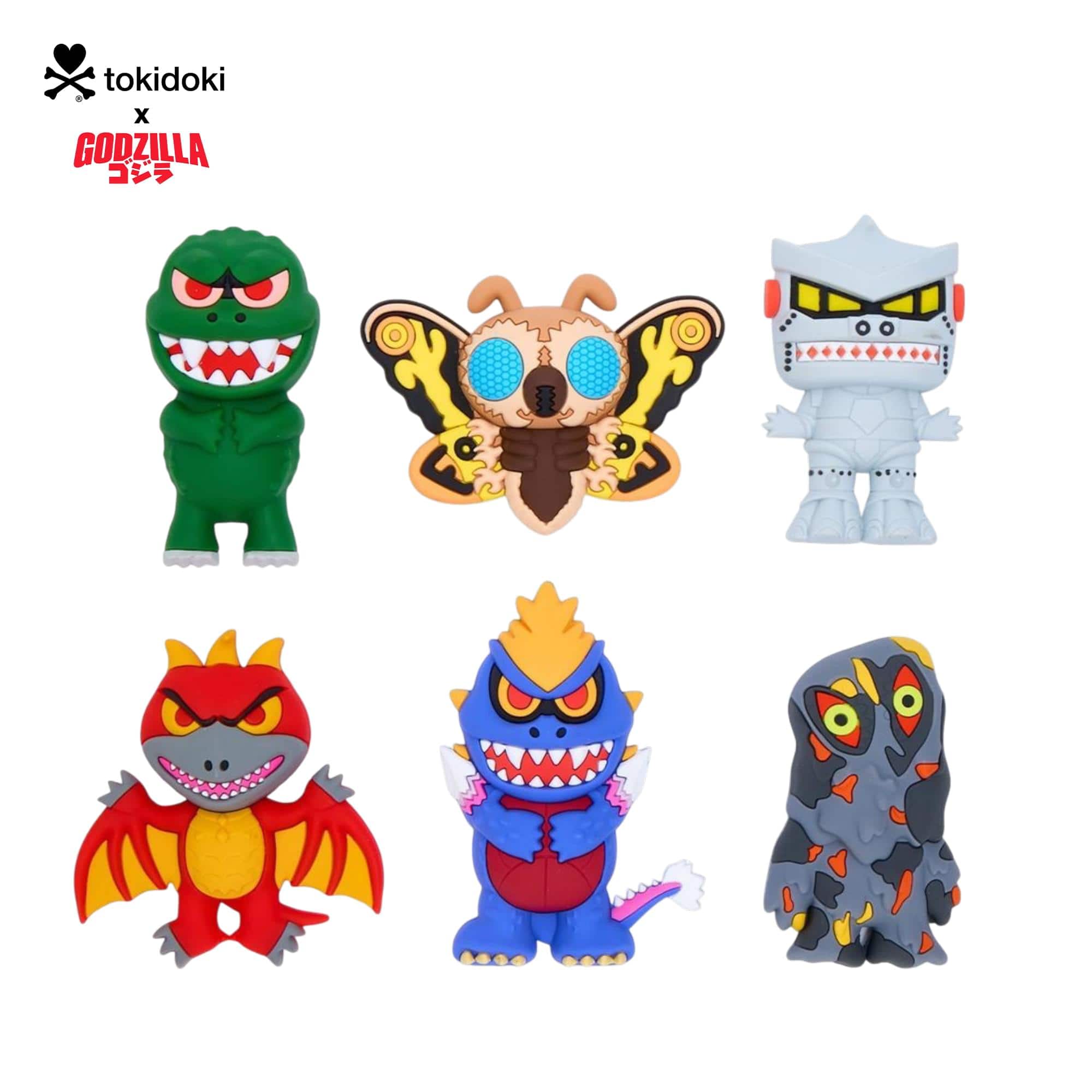 Monogram Tokidoki x Godzilla Series 1 3D Foam Bag Clip Blind Bag