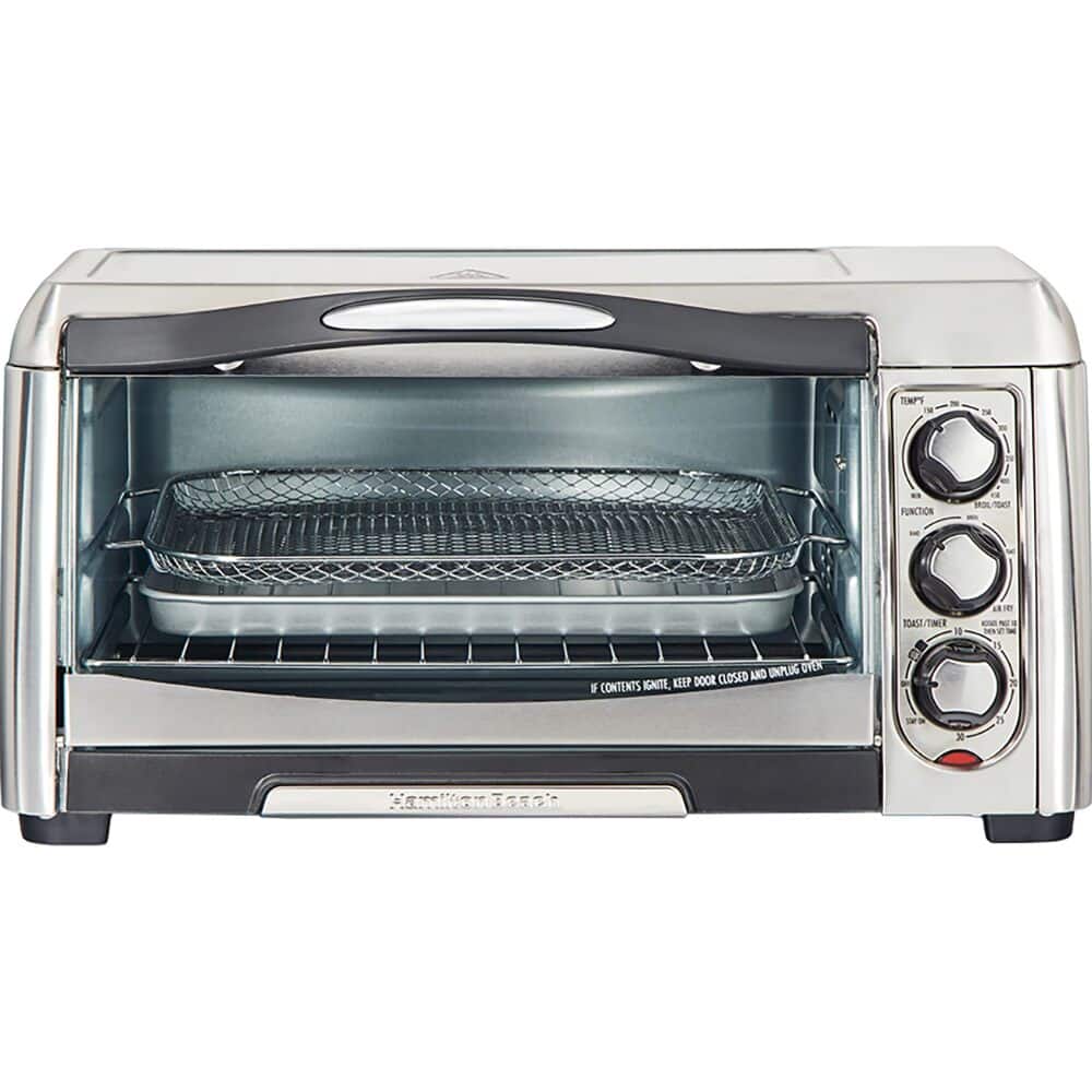 Hamilton Beach - Sure-Crisp® Air Fry Toaster Oven - Stainless Steel