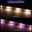 Our lightstrips have RGBWW LEDs for true colors and true whites.