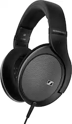 Sennheiser - HD 550 Over-Ear Open-Back Wired Headphones - Black - Front_Zoom